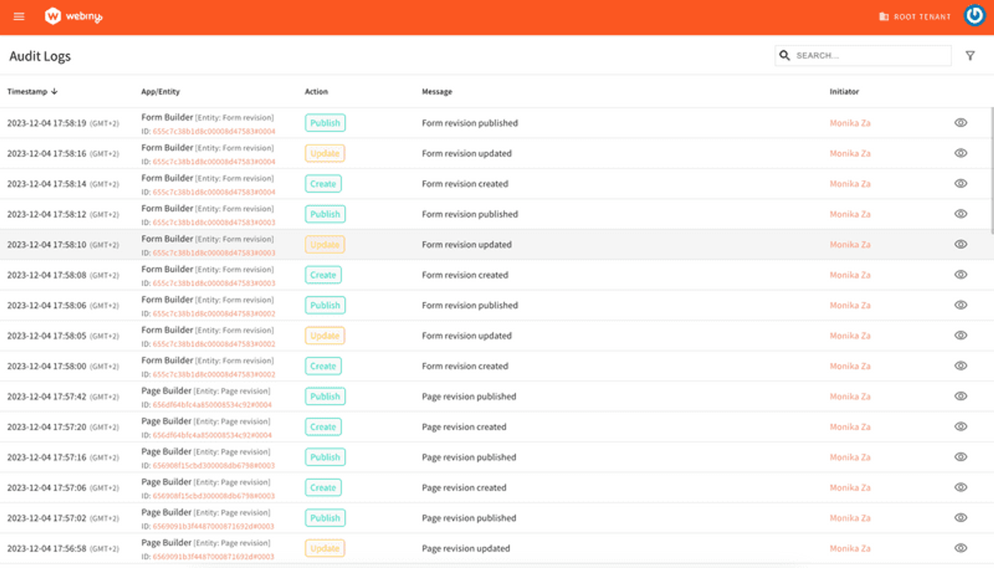 Audit Logs