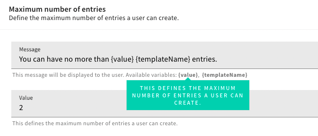 Configure Validation Message with Dynamic Values